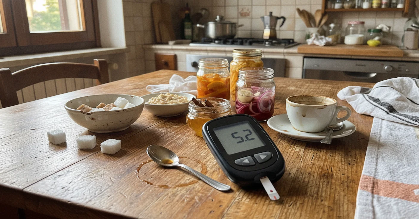 Colazione equilibrata con uova, frutta e cereali integrali